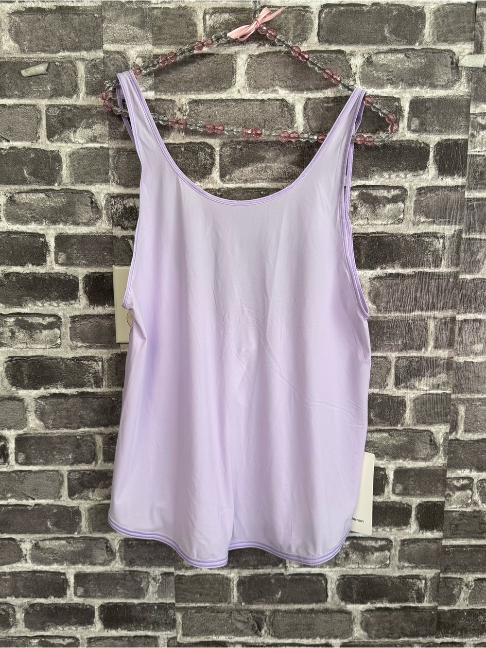 NWT Lululemon Let It Slip Tank top Light purple shirt